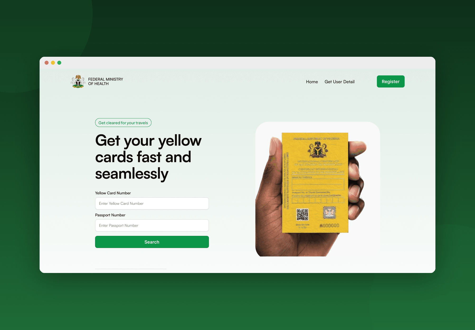 Yellow Card Portal